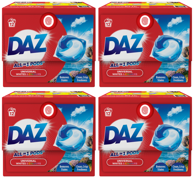 All Daaz 4 x Daz All In 1 Pods - 12 PACK – The Stock Outlet