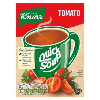 12 X Knorr Quick Soup Tomato 20G