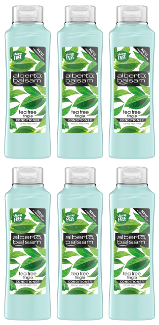 6 x Alberto Balsam Conditioner Tea Tree 350Ml