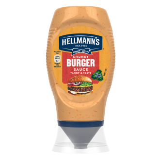 8 x Hellmanns Chunky Burger Squeezy - 250Ml
