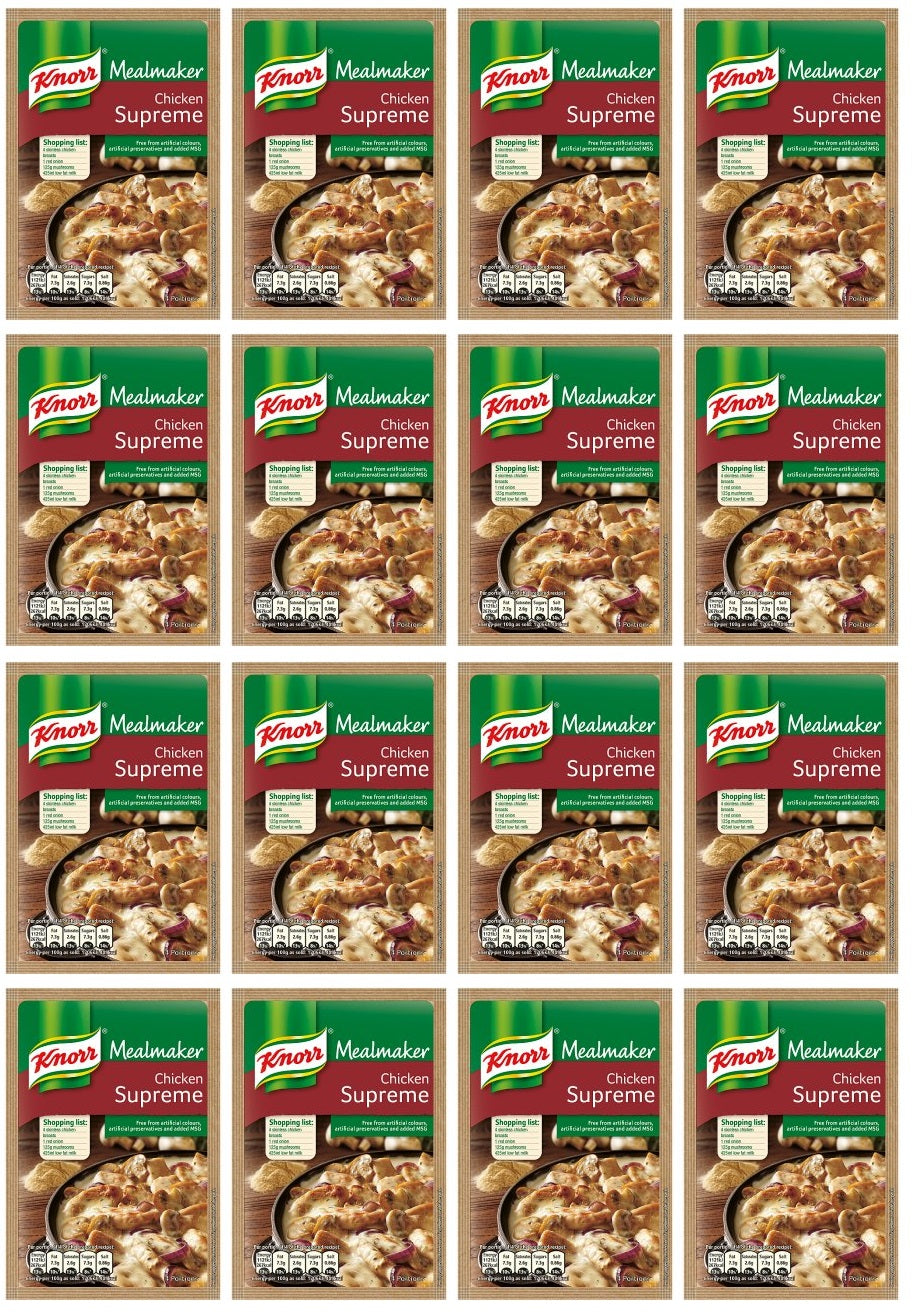 16 x Knorr Mealmaker Chicken Supreme 40G