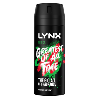 6 x Lynx Body Spray Africa 150Ml