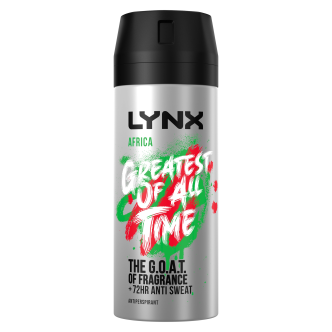 6 x Lynx Africa Anti-Perspirant 150Ml