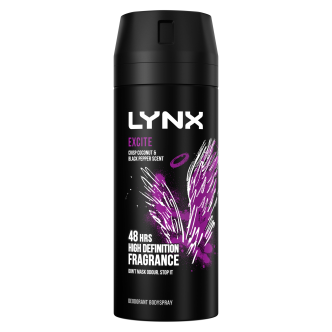 6 x Lynx Body Spray Excite 150Ml
