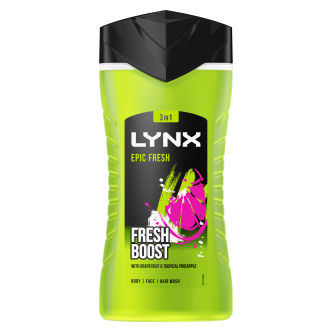 6 x Lynx Body Wash Epic Fresh 225Ml
