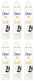 6 x Dove Invisible Dry Anti-Perspirant Deodorant Aerosol 150Ml
