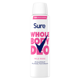 6 x Sure Women Whole Body Wild Rose - 150ML