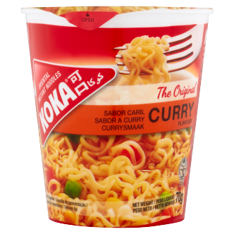 10 x Koka Pot Noodles Curry 70G