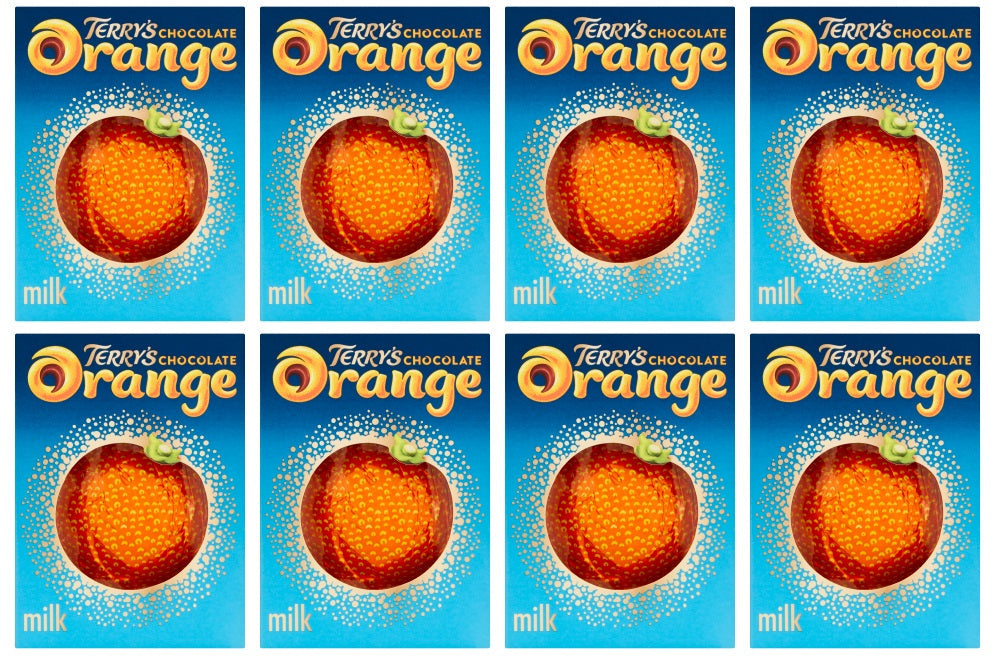 8 x Terrys Milk Chocolate Orange Ball 157Gm