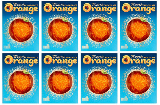 8 x Terrys Milk Chocolate Orange Ball 157Gm