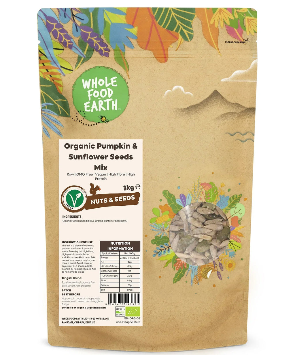 Organic Pumpkin & Sunflower Seeds Mix