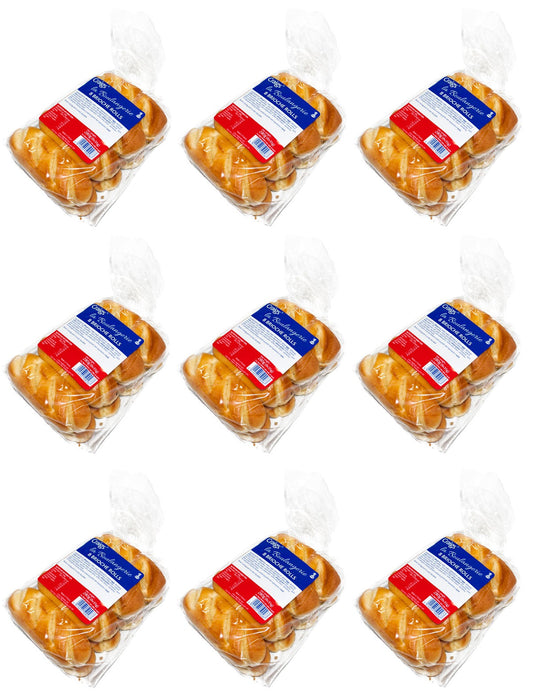 9 x Craigs Plain Brioche Rolls - 8