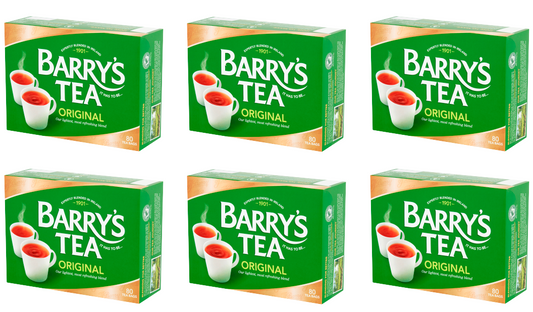 6 x Barrys Original Blend Teabags 80s