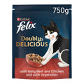 4 x Felix With Tasty Beef And Chicken And With Vegetables 750G
