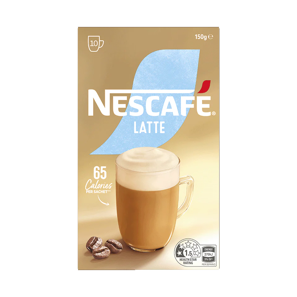 6 x Nescafe Latte Frothy Coffee Sachets - 126