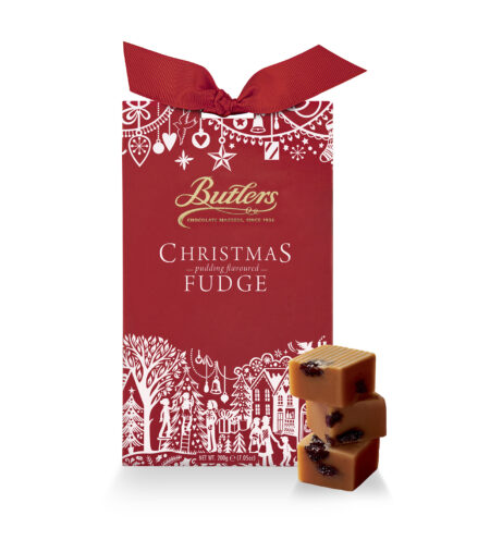12 x Butlers Christmas Pudding Flavoured Fudge 200G