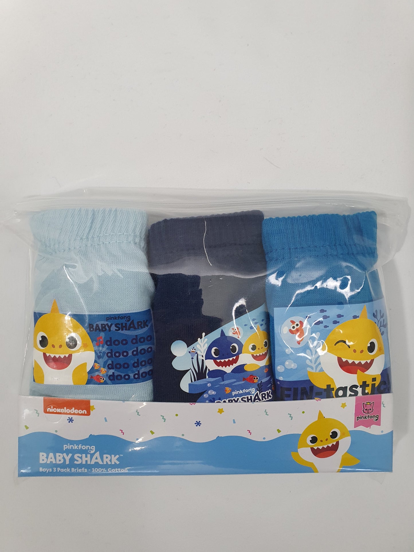 B33 BABY SHARK 3PK 18 MONTH - 5 YEARS