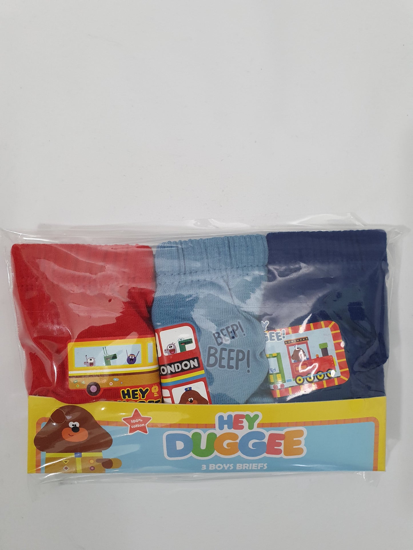 B34 HEY DUGGEE 3PK 18 MONTH - 5 YEARS