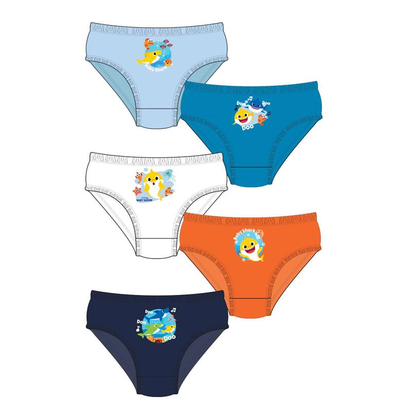 B4 BABY SHARK 5PK - 18 MONTH - 5 YEARS