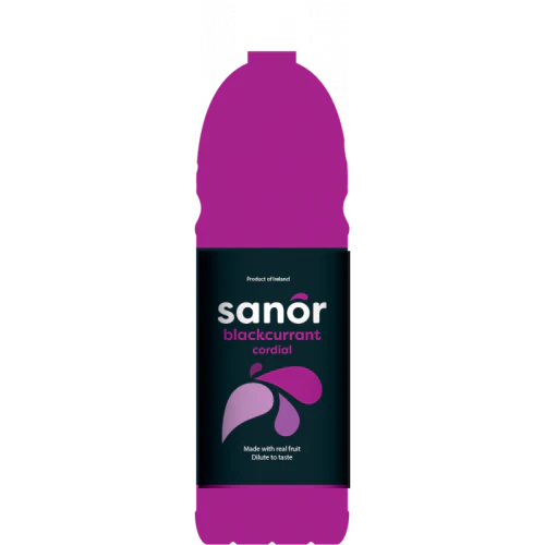 12 x Sanor Blackcurrant 1L