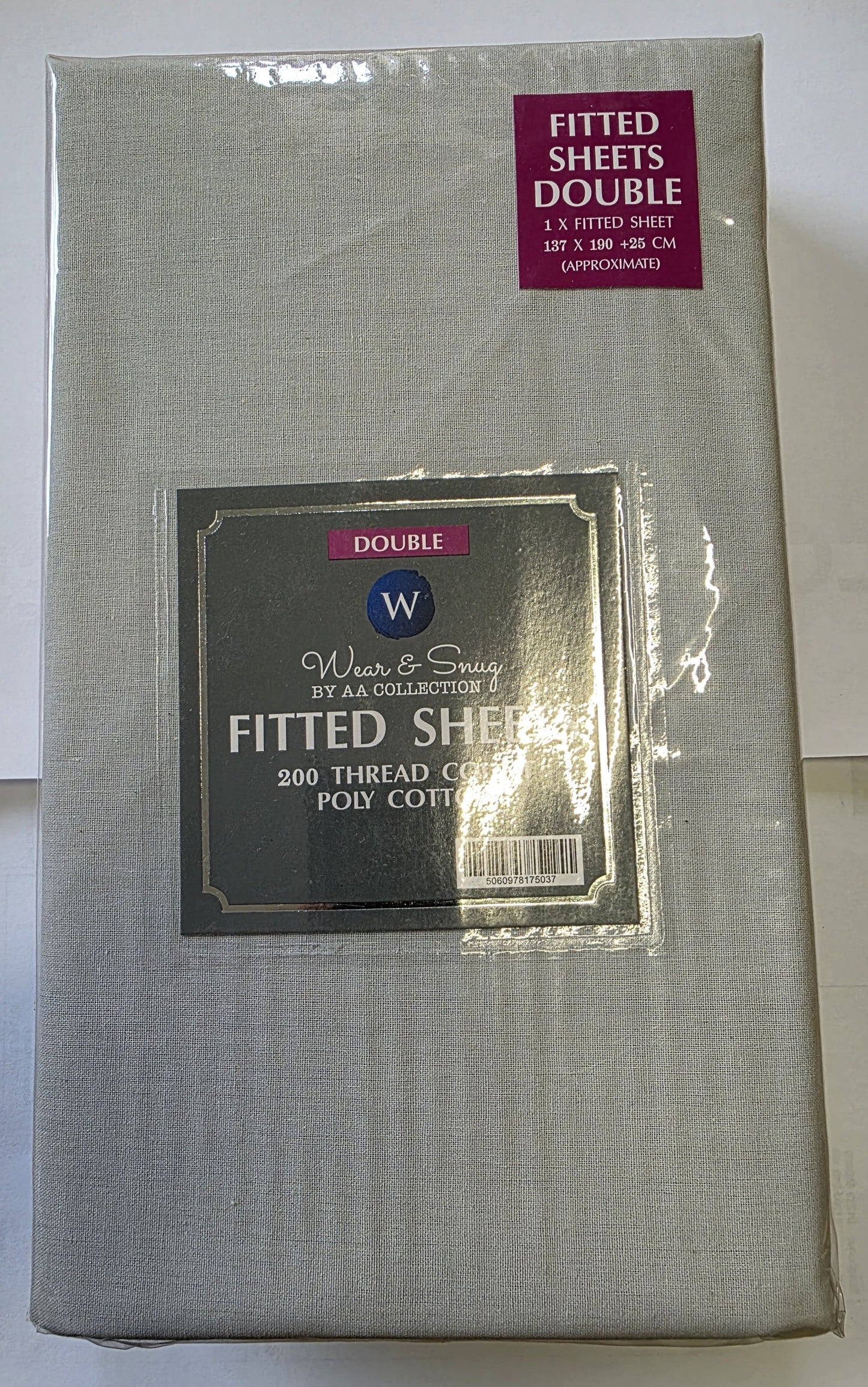 BED207 DOUBLE FITTED SHEET