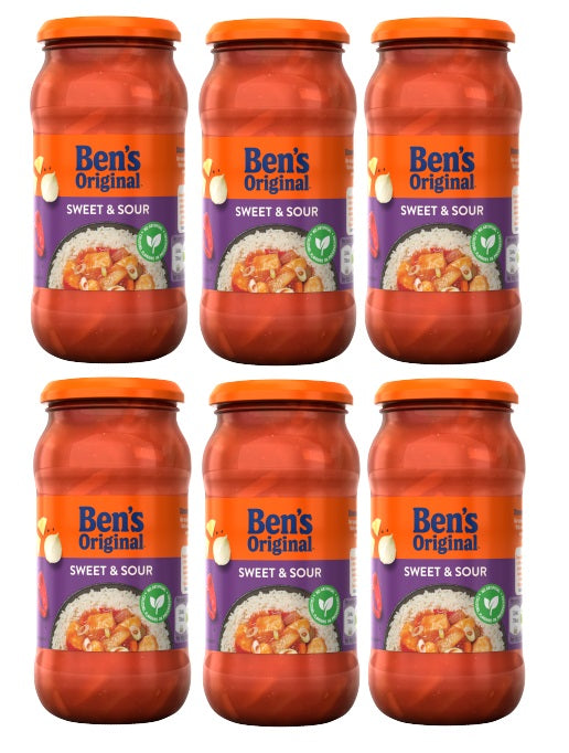 6 x Ben's Original Sweet & Sour Sauce 450G