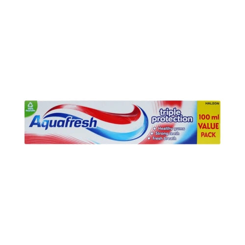 12 x Aquafresh Toothpaste Triple Protection  - 100ML