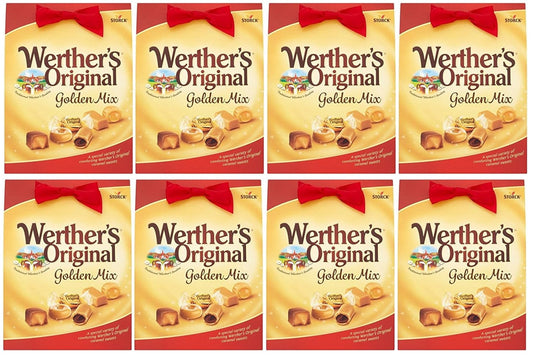 8 X Werthers Golden Mix Box 340G