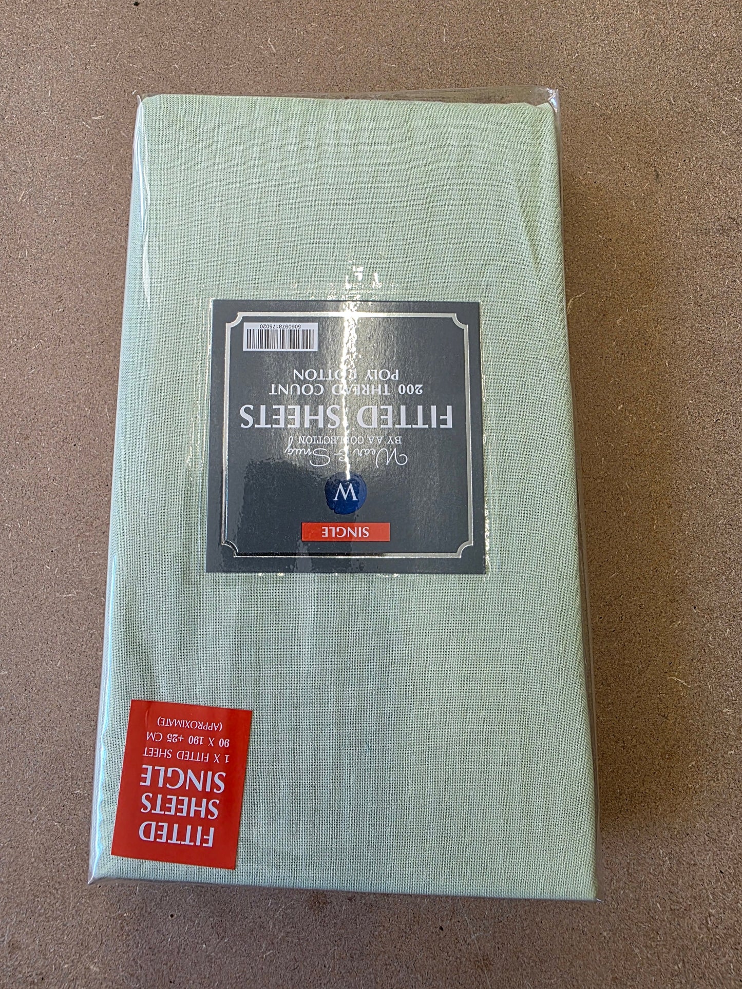 BED198 FITTED SINGLE SHEETS