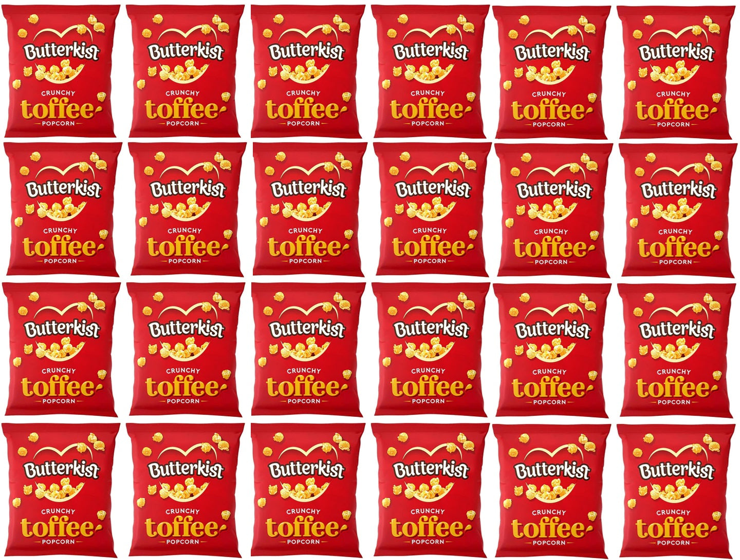 24 x Butterkist Popcorn Toffee 20G