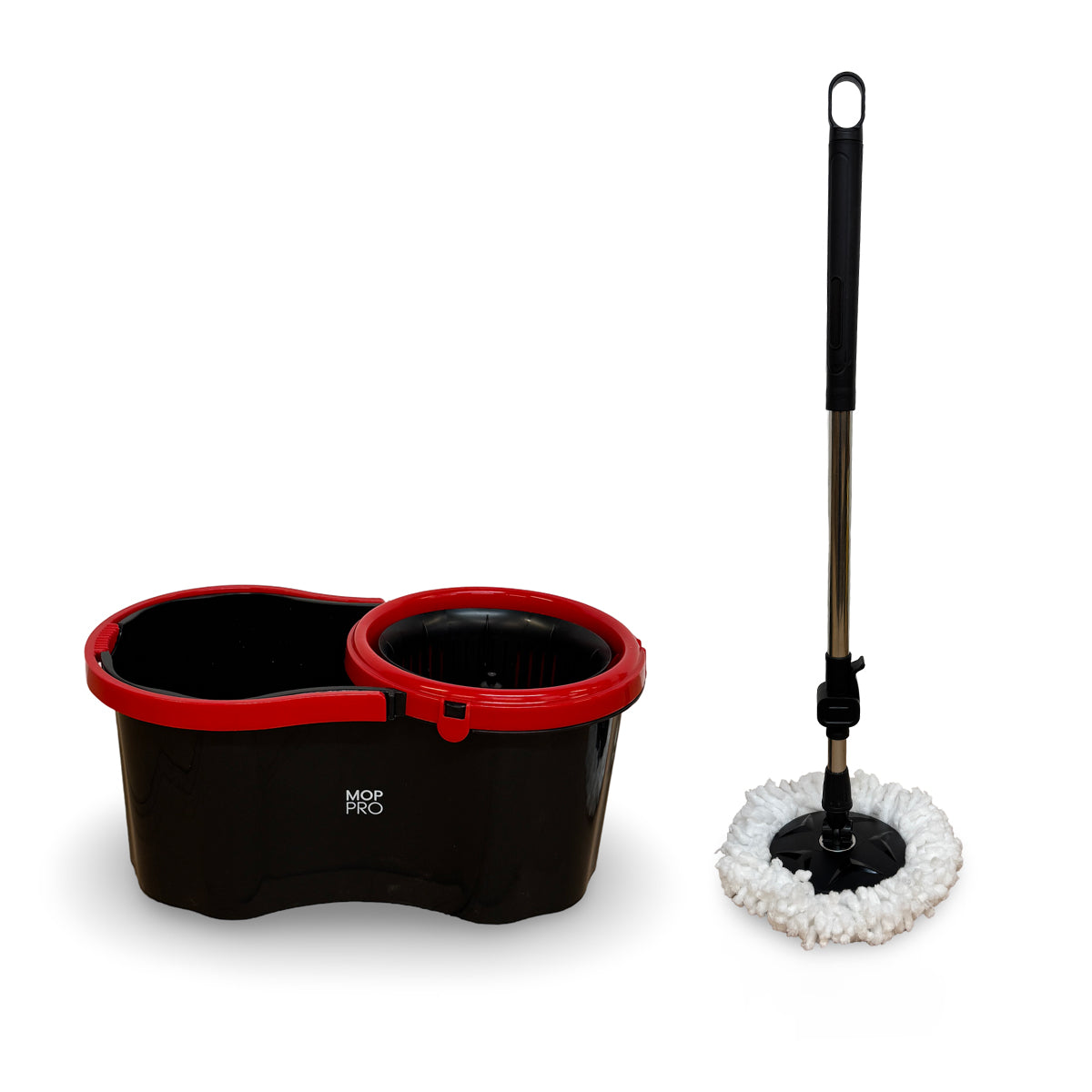 Mop PRO 360° Spin Mop and Bucket Set - Includes 2 Cloths