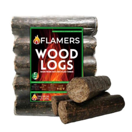 Flamers Woodlogs 5Pk F0059-01