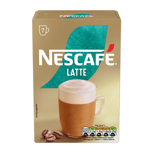 6 x Nescafe Latte Frothy Coffee Sachets  - 126