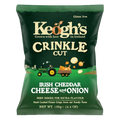 12 x Keogh's Crinkle Cut Cheddar Cheese And Red Onion 125G