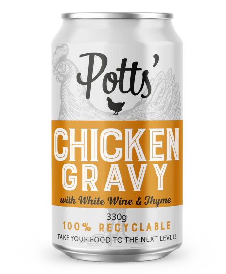 Potts Chicken, White Wine & Thyme Gravy - 330g