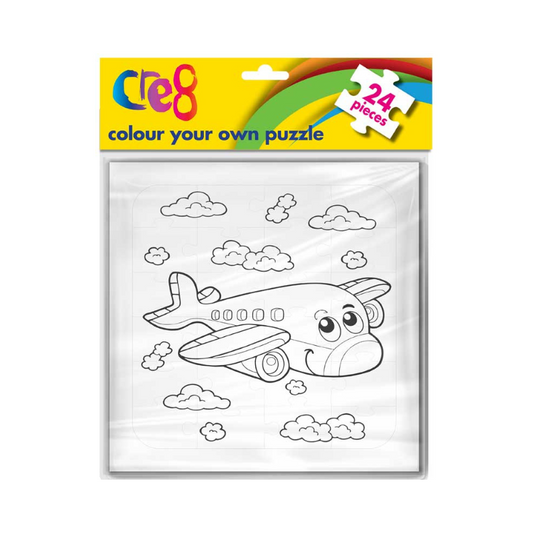 Colour Your Own Plane & Dinosaur Jigsaw