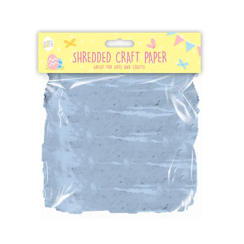 Easter Blue Shredded Craft Paper