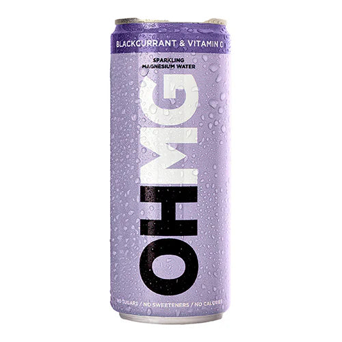 12 x OHMG Blackcurrant & Vitamin C  Sparkling Water - 330ml
