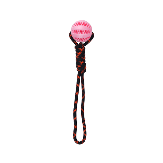 Dog Rope Toy With Toy Treat Ball