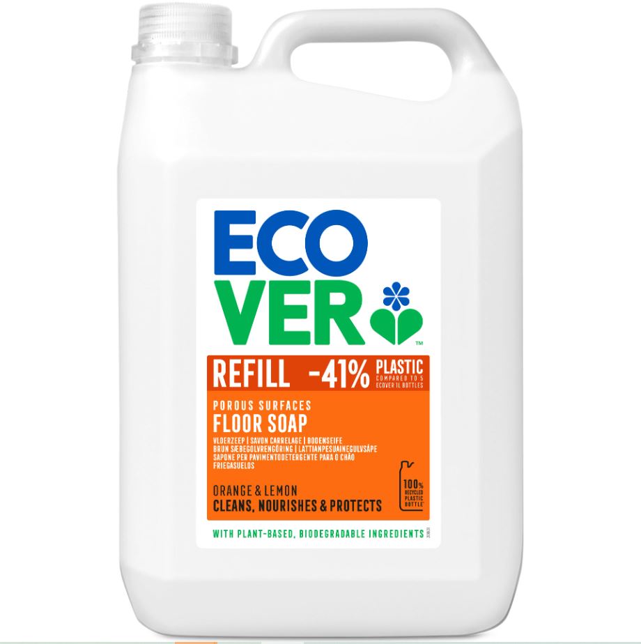 Ecover Floor Soap Orange & Lemon - 5ltr