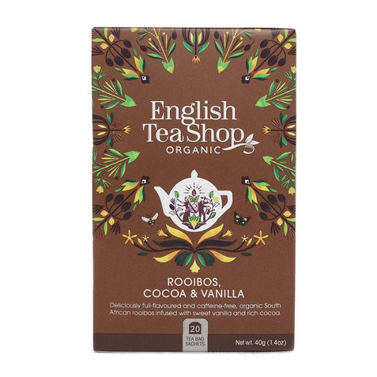 6 x English Tea Shop Chocolate, Rooibos & Vanilla - 20Bags