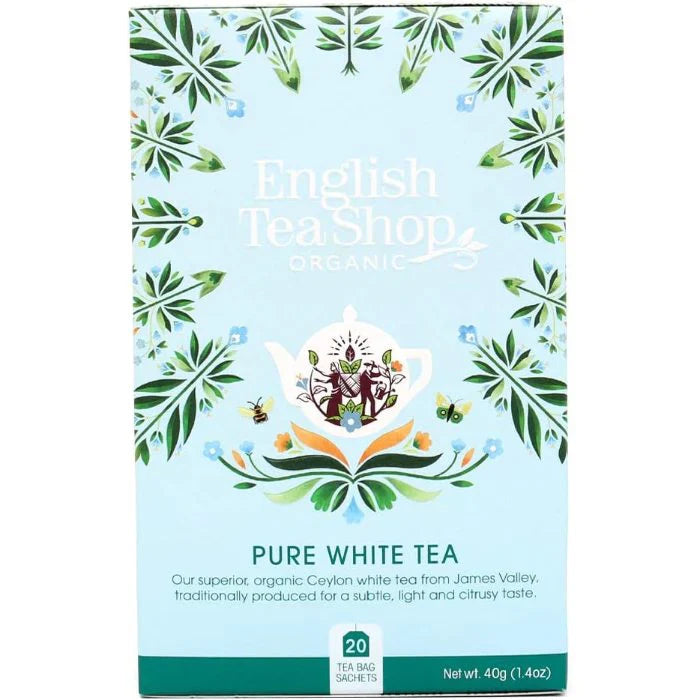 6 x English Tea Shop Pure White Tea - 20Bags