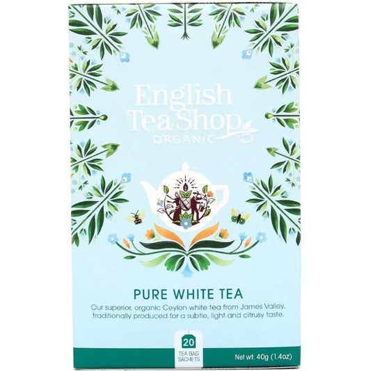 6 x English Tea Shop Pure White Tea - 20Bags