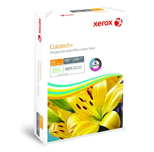 Xerox Colotech+ Premium Quality Paper White 100gsm A3 500 Sheets
