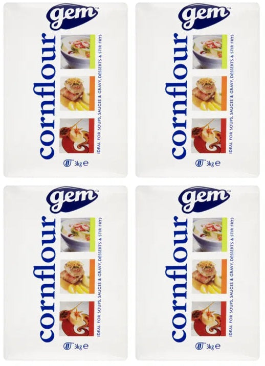 4 x Gem Cornflour 3Kg