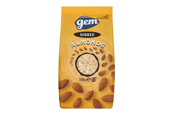 Gem Nibbed Almonds 1Kg