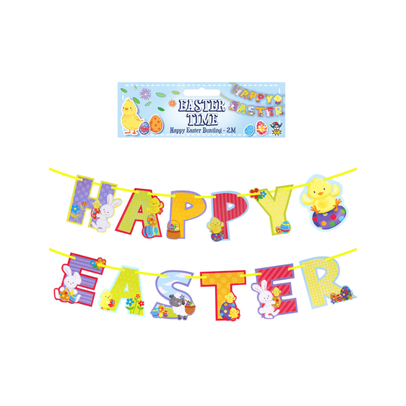 Happy Easter Bunting Decoration 2M