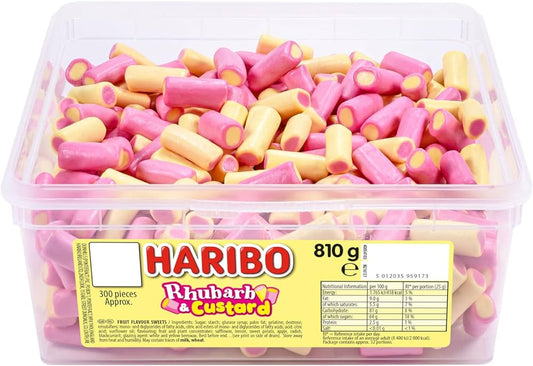 300 x Haribo Rhubarb & Custard