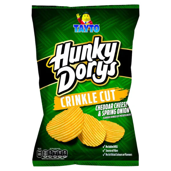 12 x Tayto Hunky Dorys Cheese & Onion  - 130GM