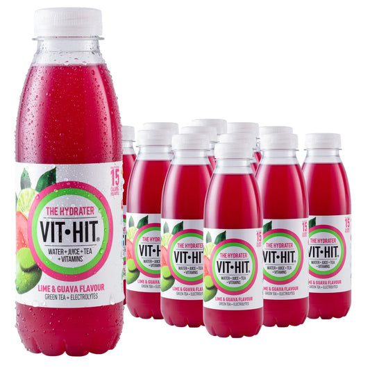 12 x Vit Hit The Hydrater Lime & Guava Flavour 500Ml